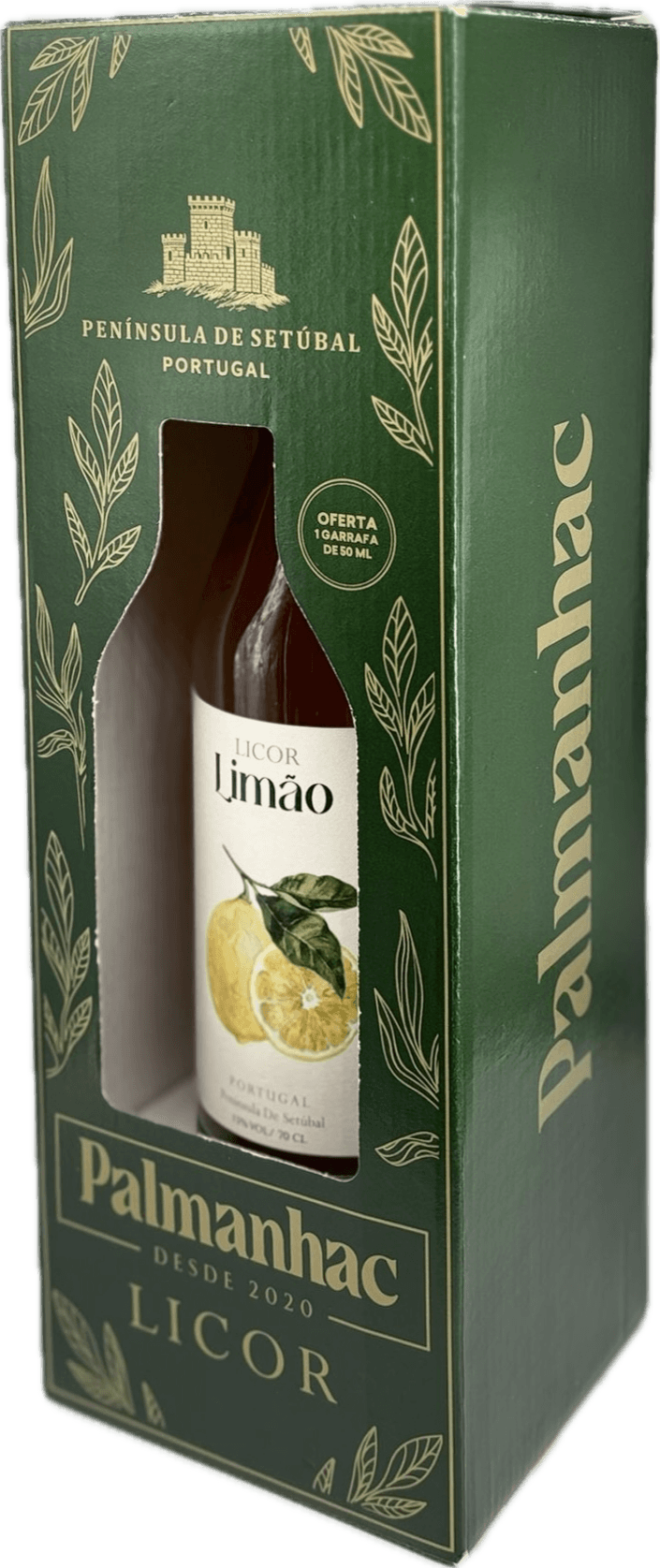 Caixa de Oferta para Licor + Oferta Garrafa 50 ml